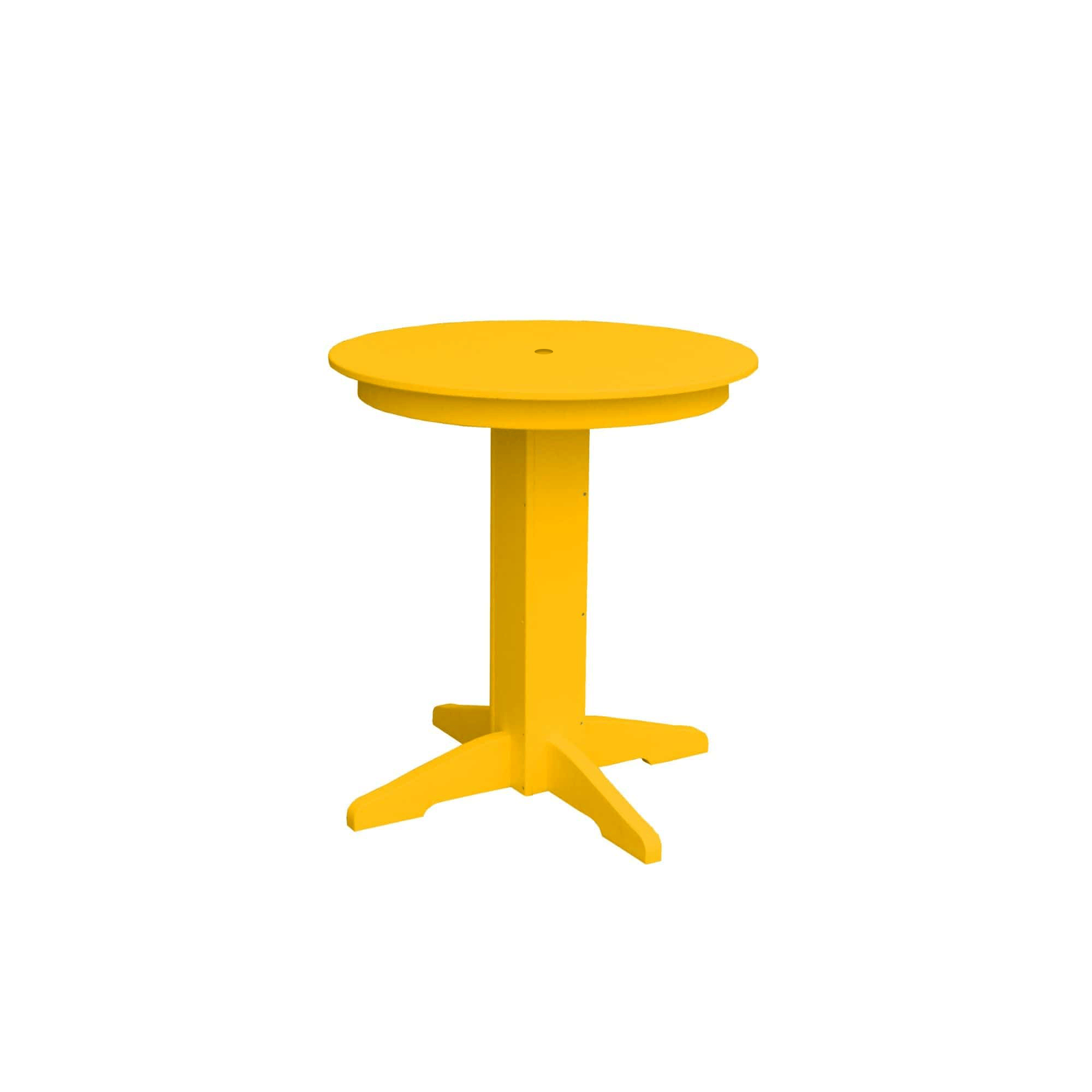 Keystone Amish Co. Round Poly Lumber Counter Height Table