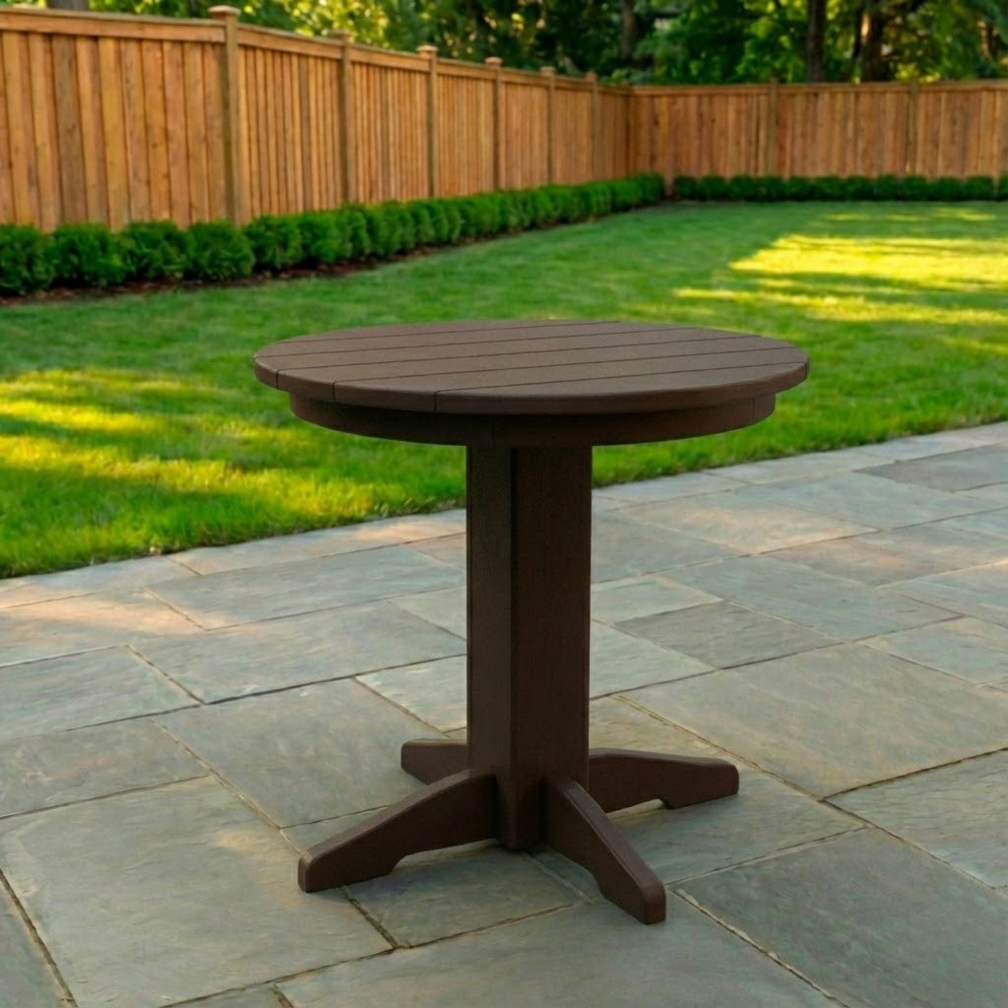 Keystone Amish Co. Poly Lumber Round Outdoor Dining Table