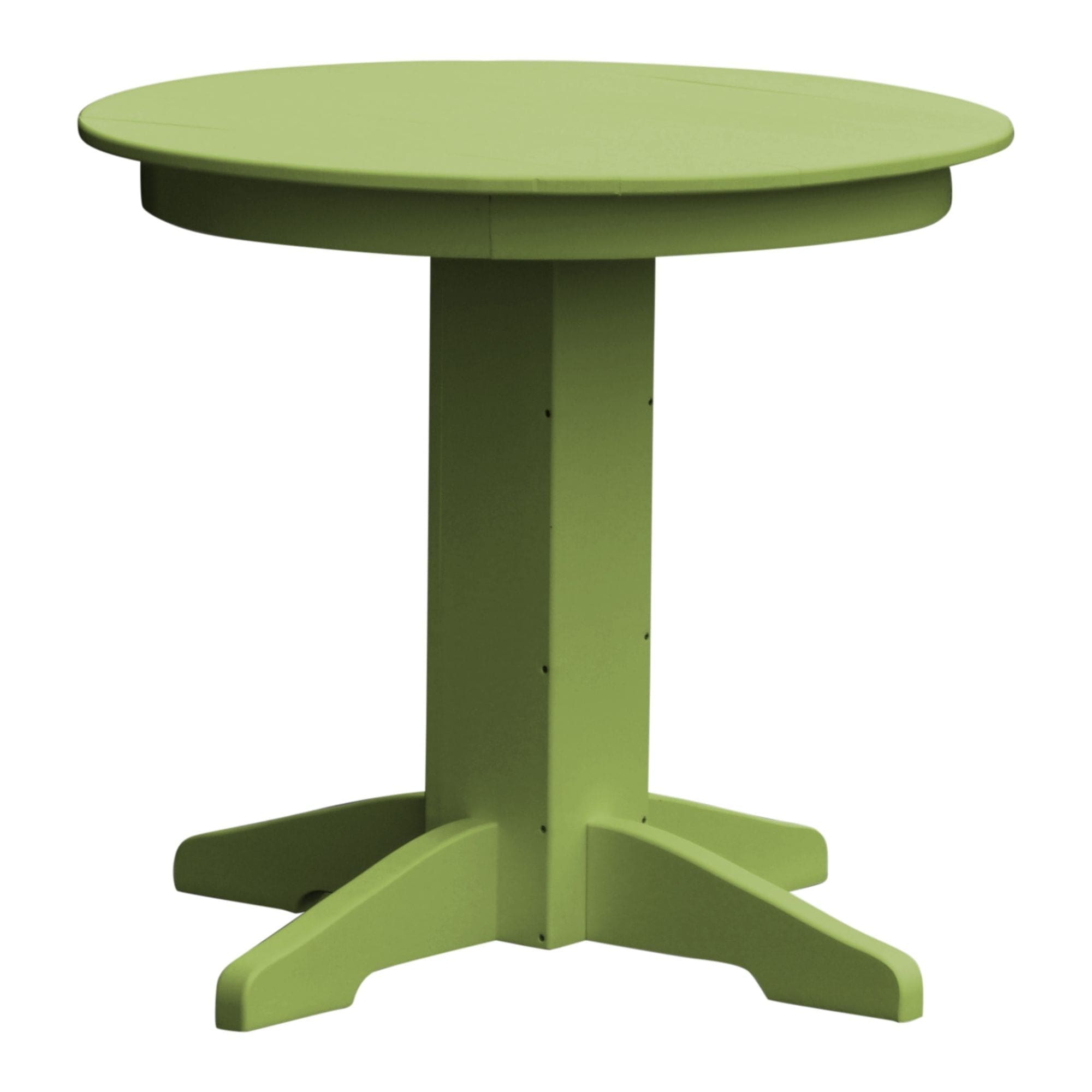 Keystone Amish Co. Poly Lumber Round Outdoor Dining Table