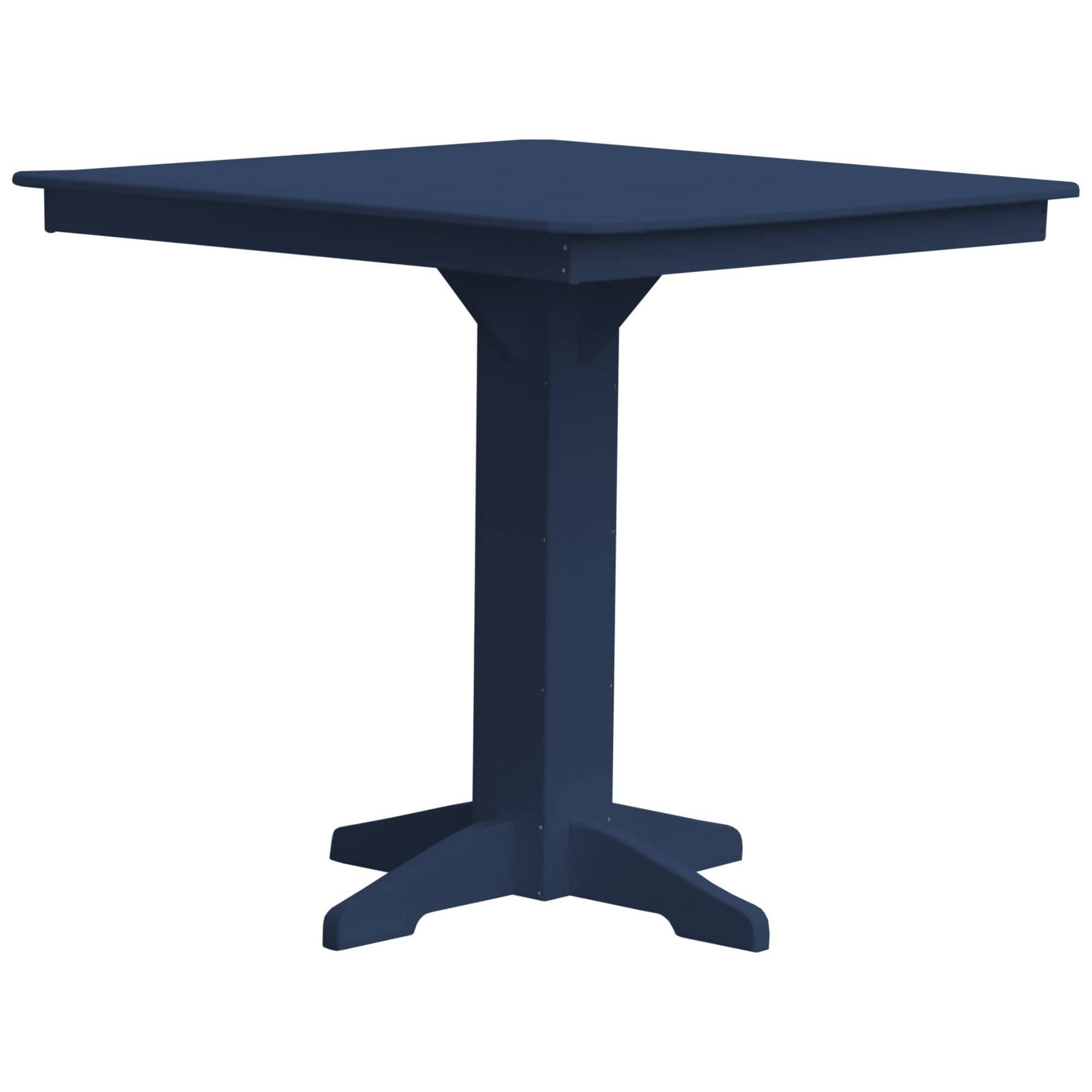 Keystone Amish Co. Square Poly Outdoor Bar Height Table