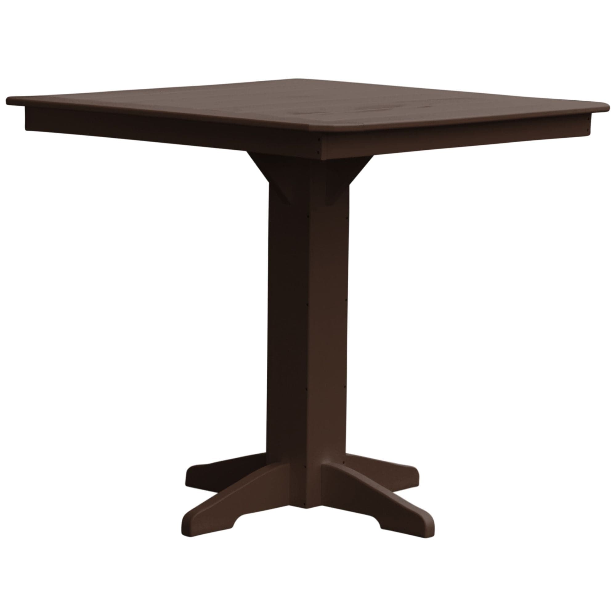 Keystone Amish Co. Square Poly Outdoor Bar Height Table