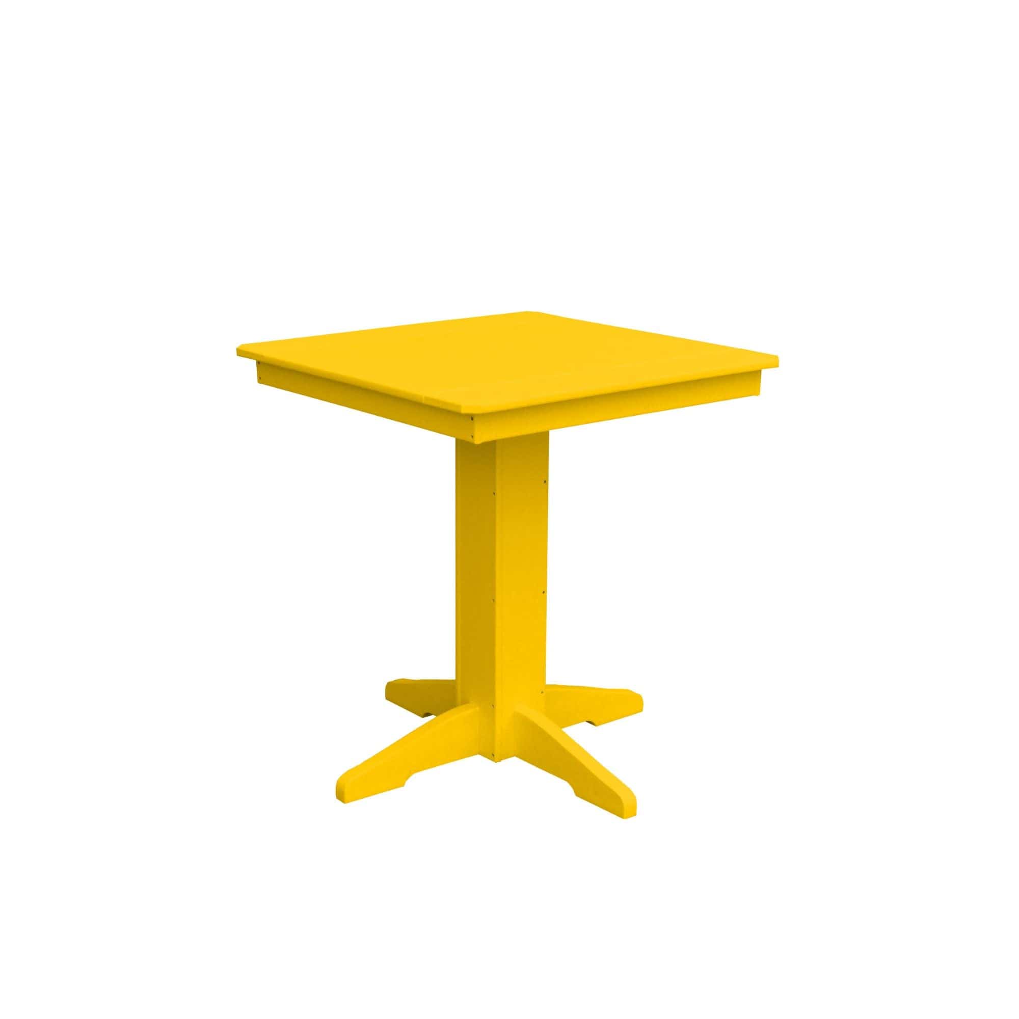 Keystone Amish Co. Square Poly Outdoor Counter Height Table