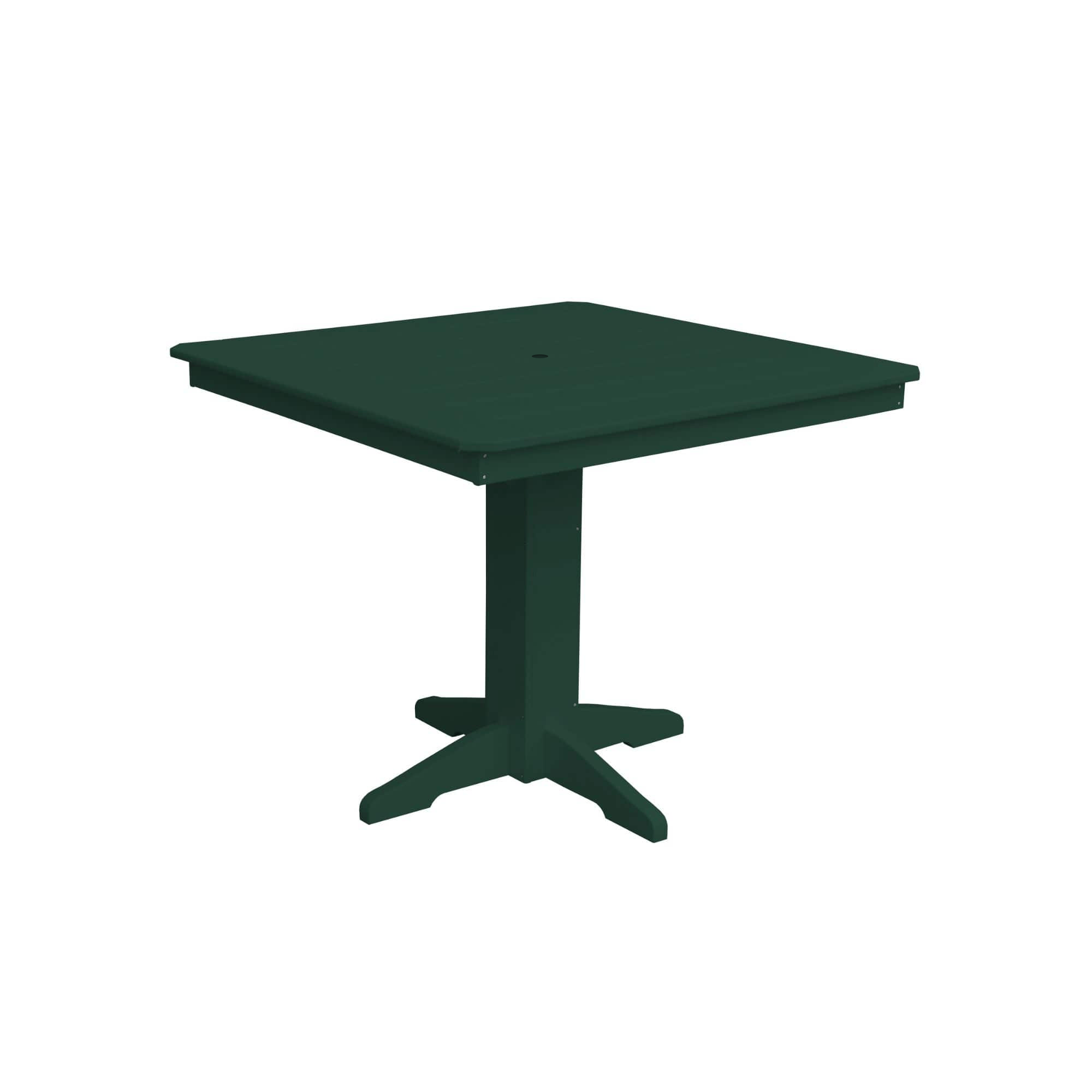 Keystone Amish Co. Square Poly Outdoor Counter Height Table