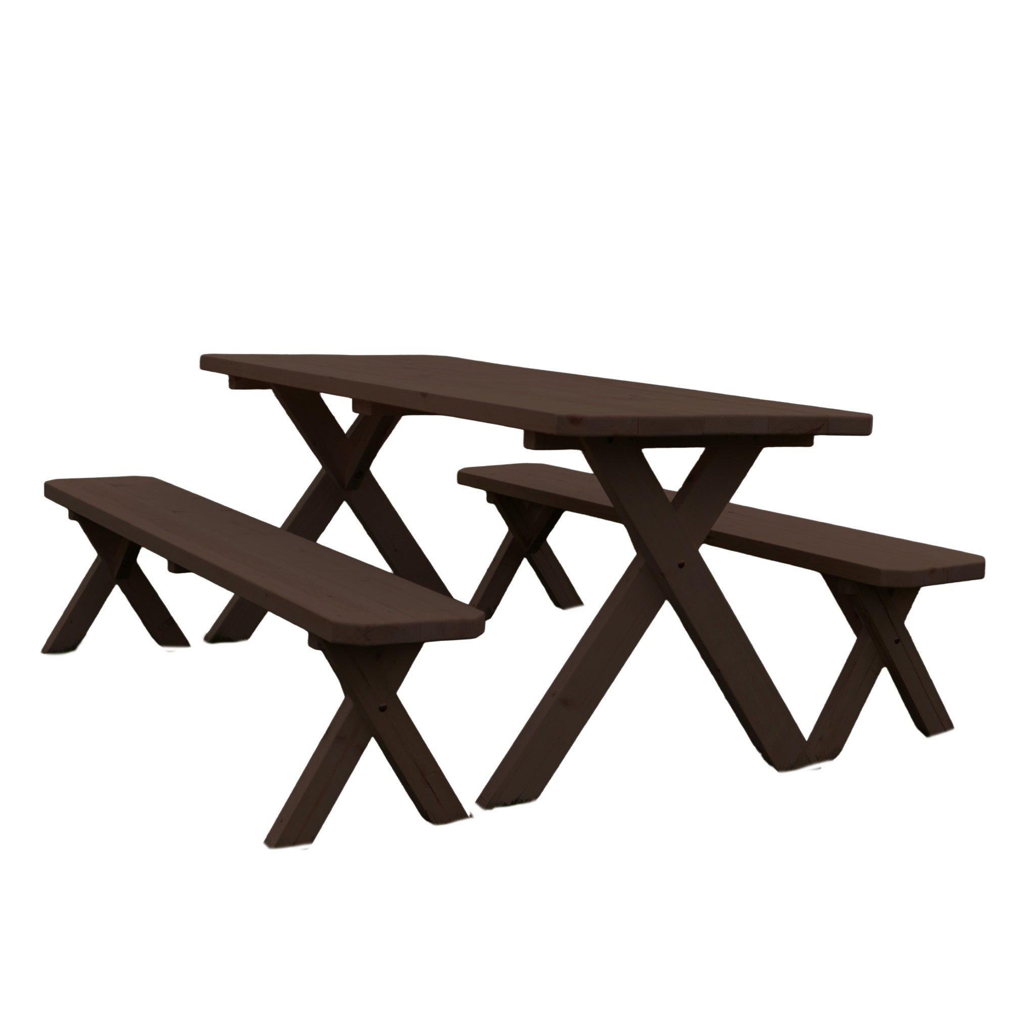 Keystone Amish Co. Spruce Crossleg Outdoor Dining Set