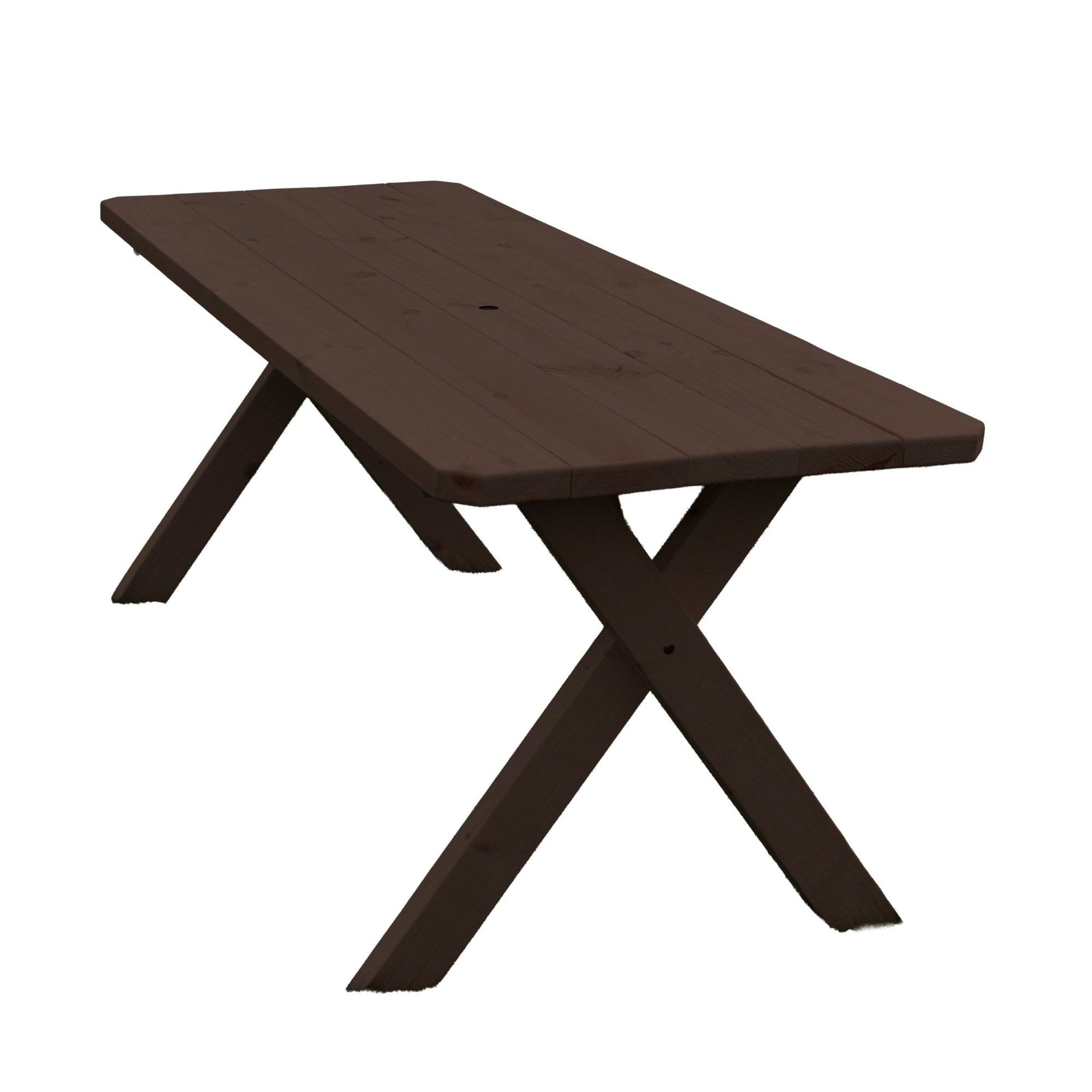 Keystone Amish Co. Spruce Crossleg Outdoor Dining Table