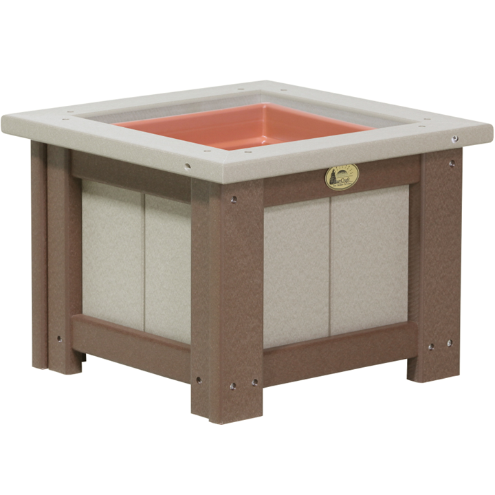 LuxCraft Square Poly Lumber Planter