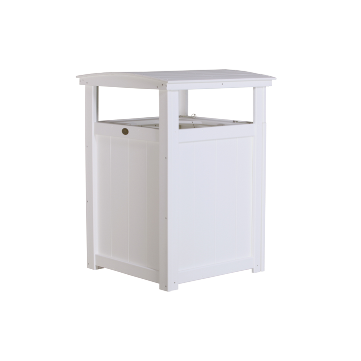 LuxCraft Poly Lumber Outdoor Trash Can