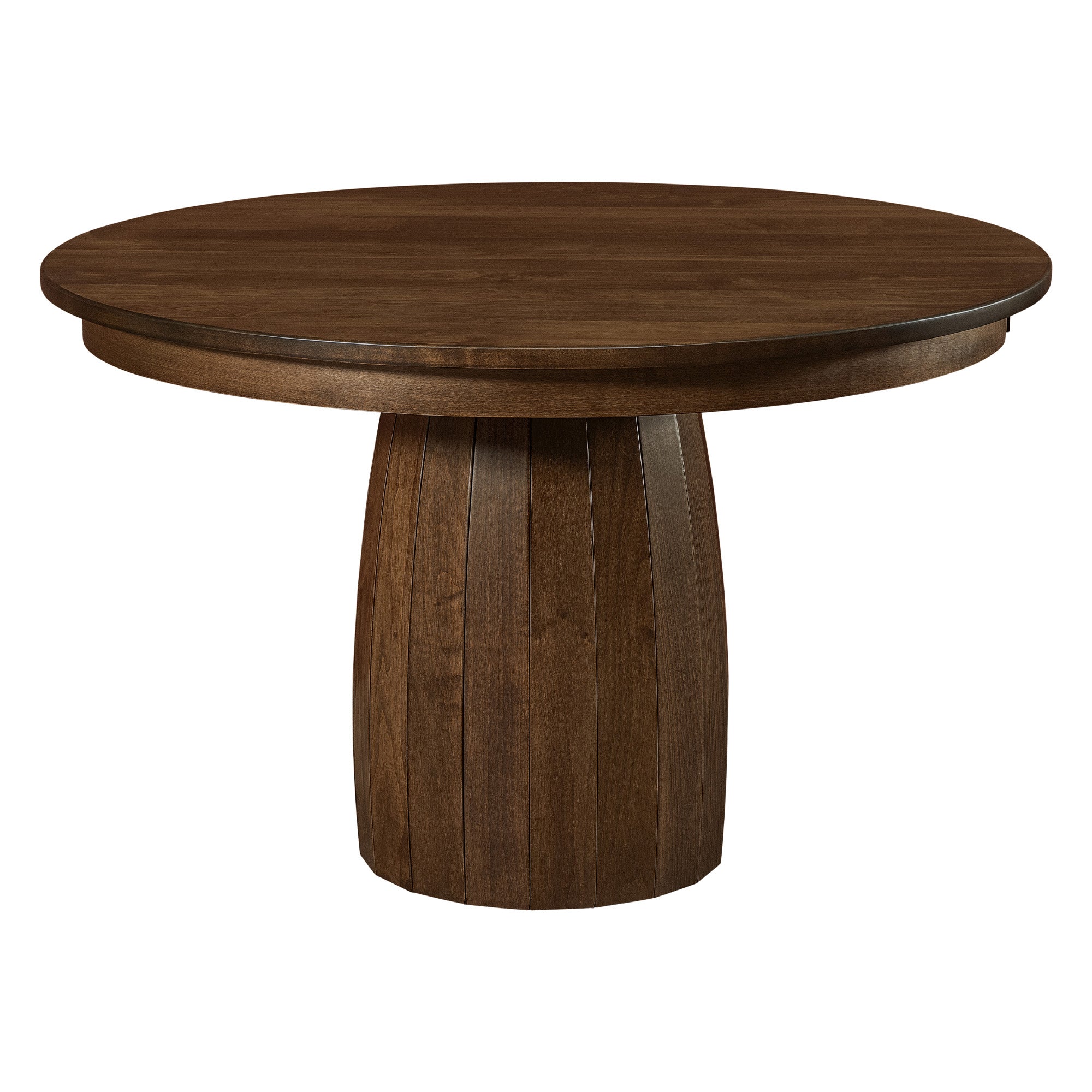 Hoosier Timbercraft Woodruff Extendable Pedestal Dining Table