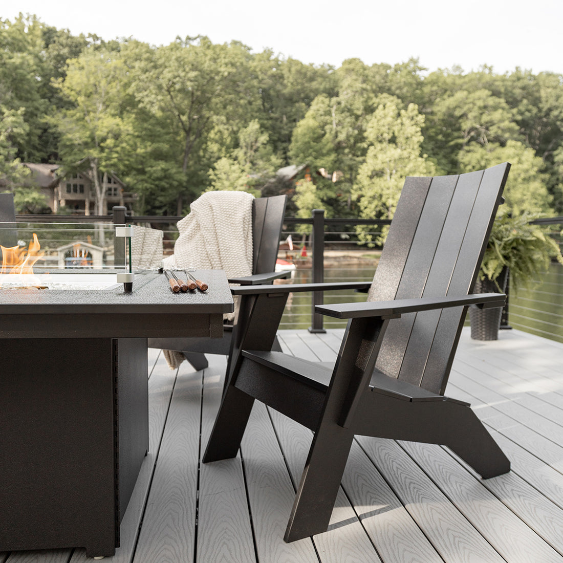 Berlin Gardens Nordic Outdoor Poly Lumber Adirondack Chair