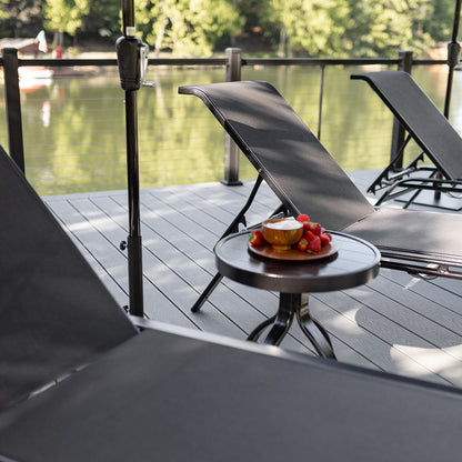 Berlin Gardens Murphy Aluminum End Table