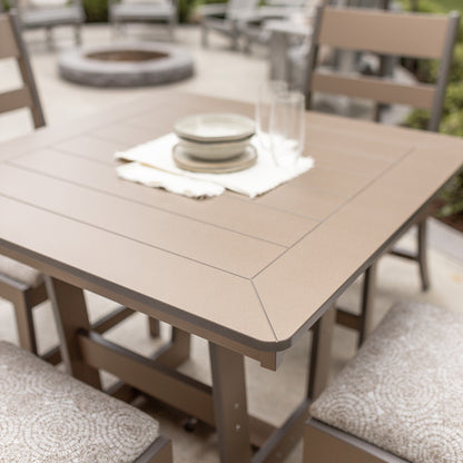 Berlin Gardens Hudson 40″ Outdoor Poly Lumber Square Dining Table