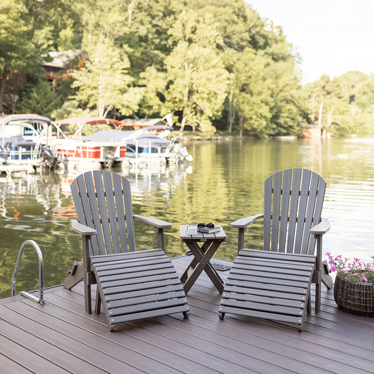 Berlin Gardens Adirondack Poly Lumber Footstool