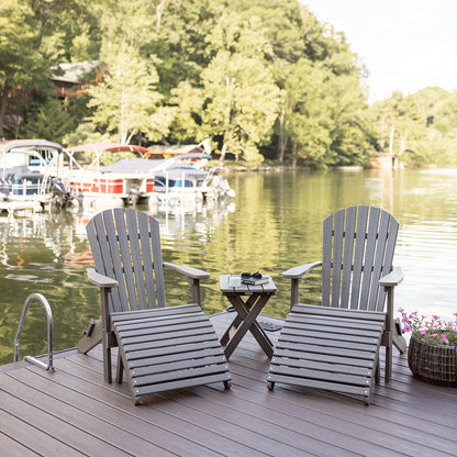 Berlin Gardens Adirondack Poly Lumber Footstool