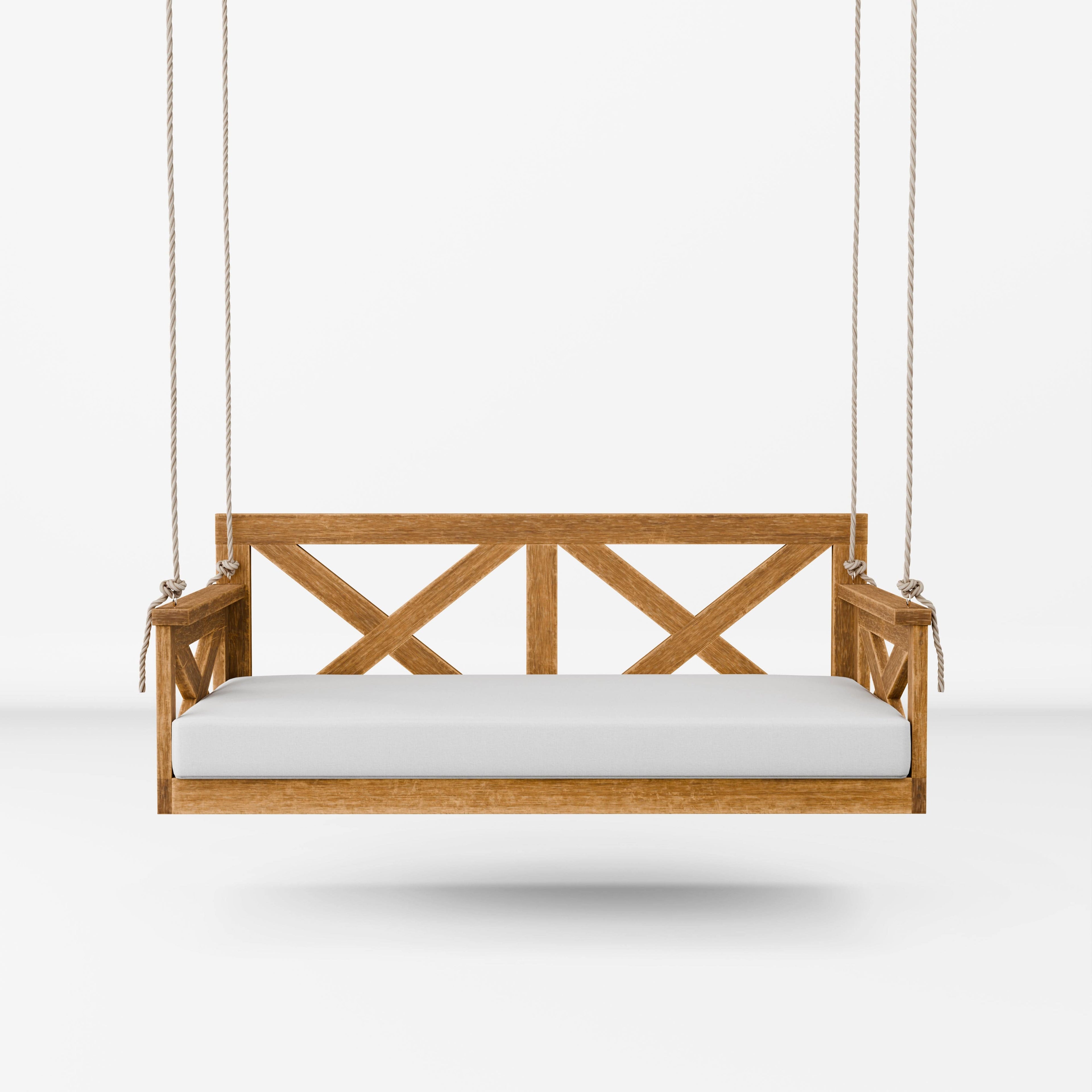Amish Casual The Bradford Twin Swing Bed, Oak