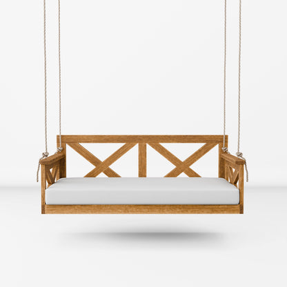 Amish Casual The Bradford Twin Swing Bed, Oak