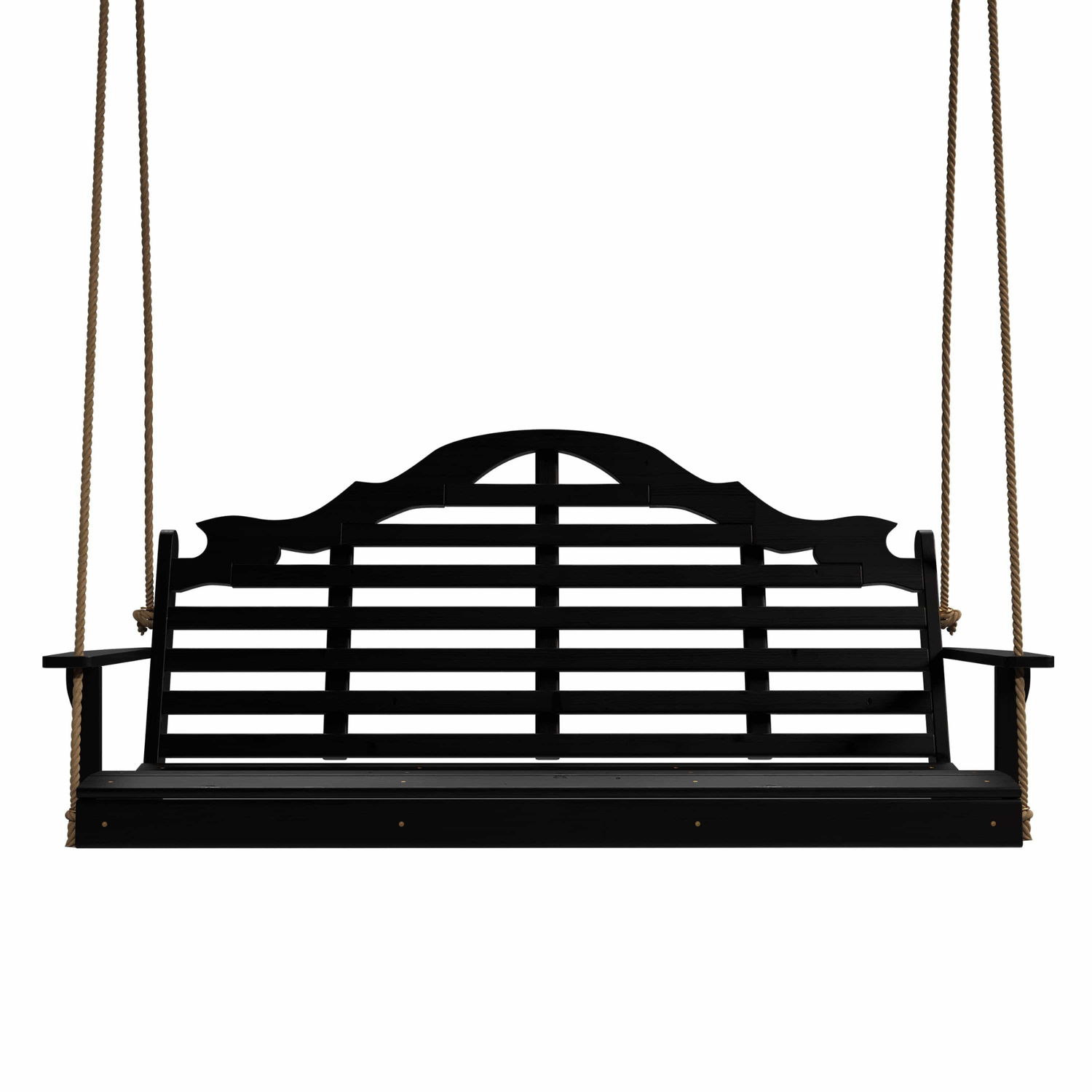 Keystone Amish Co. 4 Foot Milan Porch Swing, Black