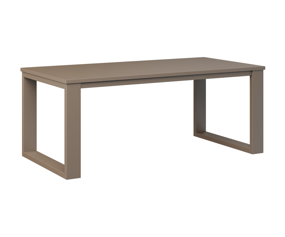Berlin Gardens Nordic Outdoor Poly Lumber Rectangular Coffee Table
