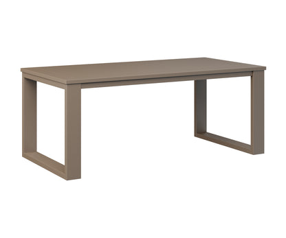 Berlin Gardens Nordic Outdoor Poly Lumber Rectangular Coffee Table