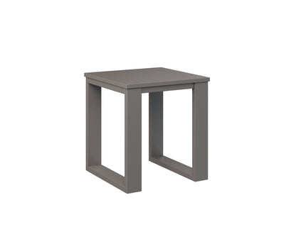 Berlin Gardens Nordic Outdoor Poly Lumber Square End Table