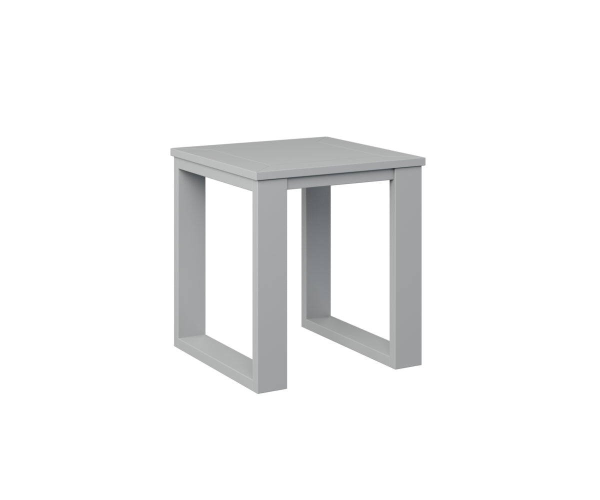 Berlin Gardens Nordic Outdoor Poly Lumber Square End Table