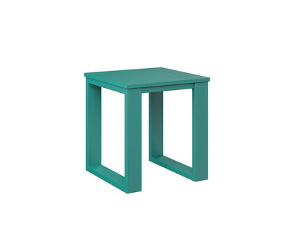 Berlin Gardens Nordic Outdoor Poly Lumber Square End Table