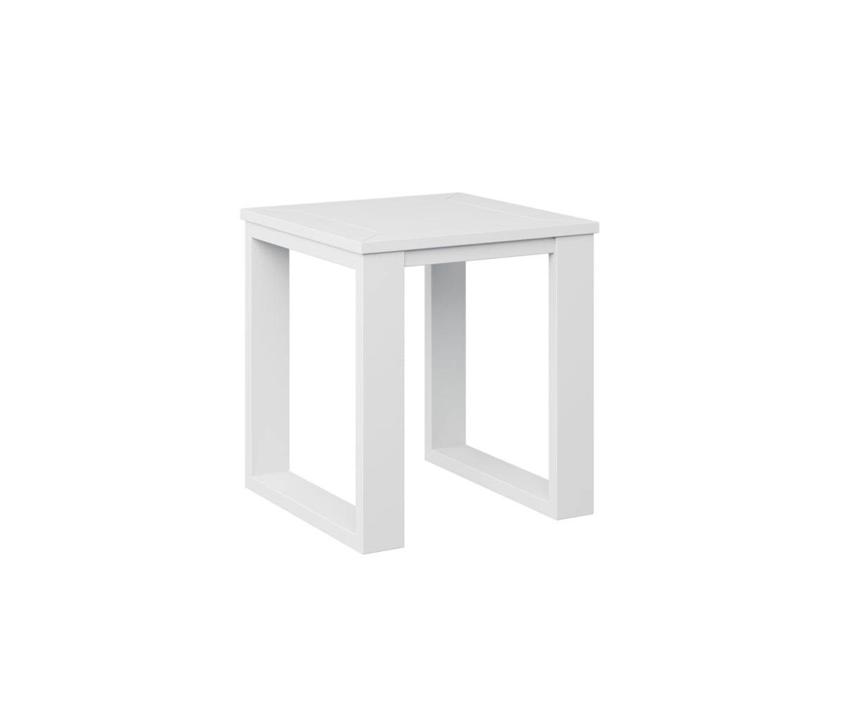 Berlin Gardens Nordic Outdoor Poly Lumber Square End Table