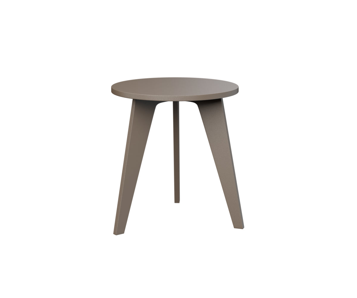 Berlin Gardens Nordic Outdoor Poly Lumber Round End Table