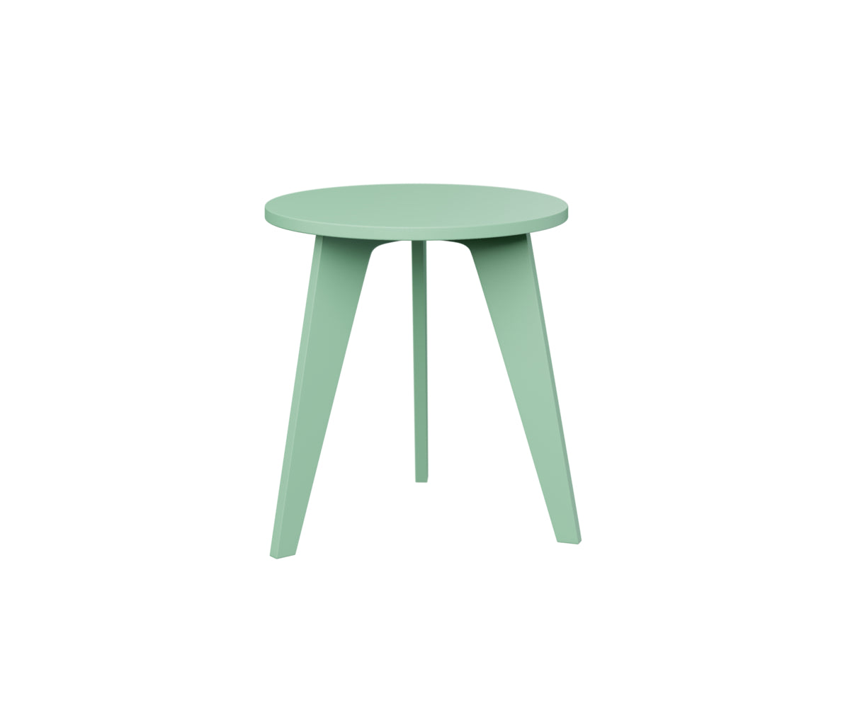 Berlin Gardens Nordic Outdoor Poly Lumber Round End Table