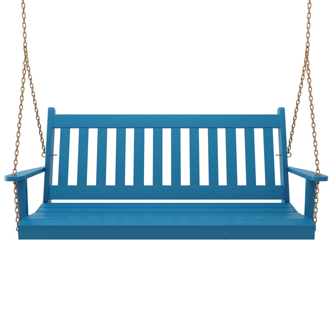 Keystone Amish Co. 4 Foot Franklin Porch Swing, Carribean Blue