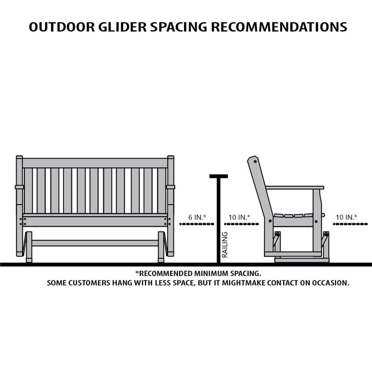 Keystone Amish Co. Franklin Red Cedar Porch Glider