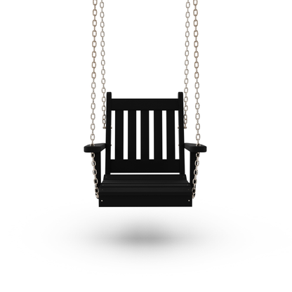 Keystone Amish Co. Franklin Swing Chair, Black