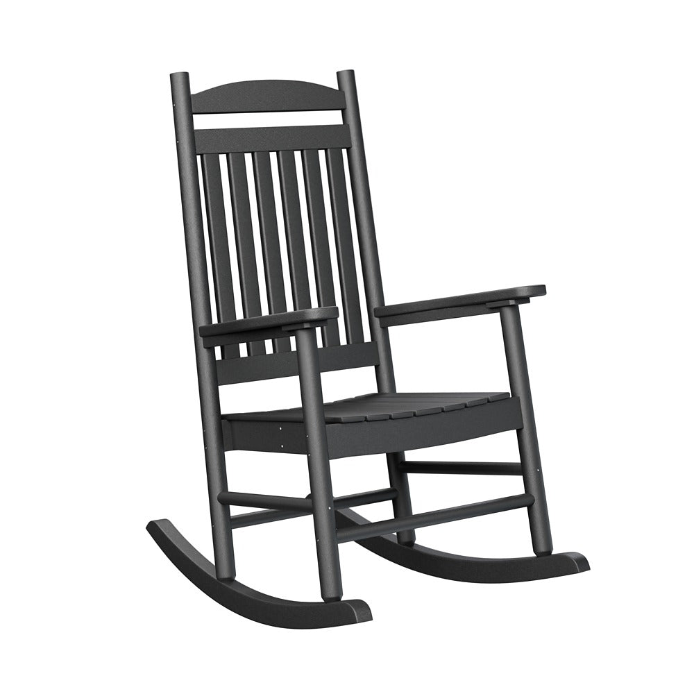 Berlin Gardens Casual Back Poly Lumber Porch Rocker