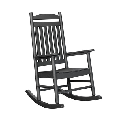 Berlin Gardens Casual Back Poly Lumber Porch Rocker