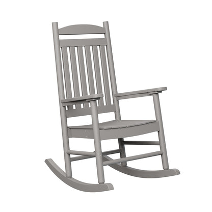 Berlin Gardens Casual Back Poly Lumber Porch Rocker