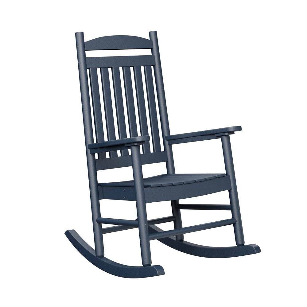 Berlin Gardens Casual Back Poly Lumber Porch Rocker