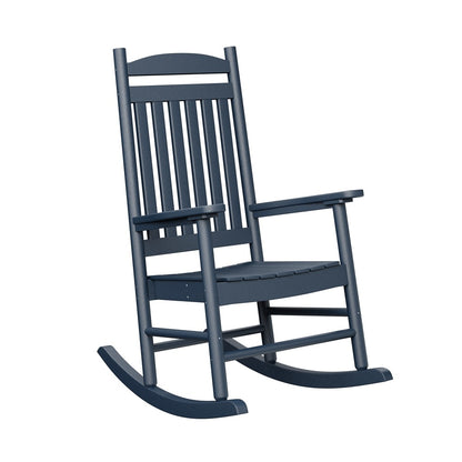 Berlin Gardens Casual Back Poly Lumber Porch Rocker