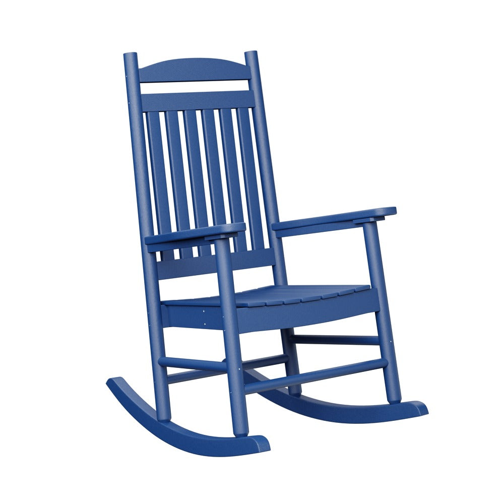Berlin Gardens Casual Back Poly Lumber Porch Rocker