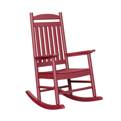 Berlin Gardens Casual Back Poly Lumber Porch Rocker