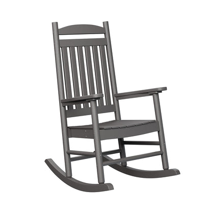 Berlin Gardens Casual Back Poly Lumber Porch Rocker