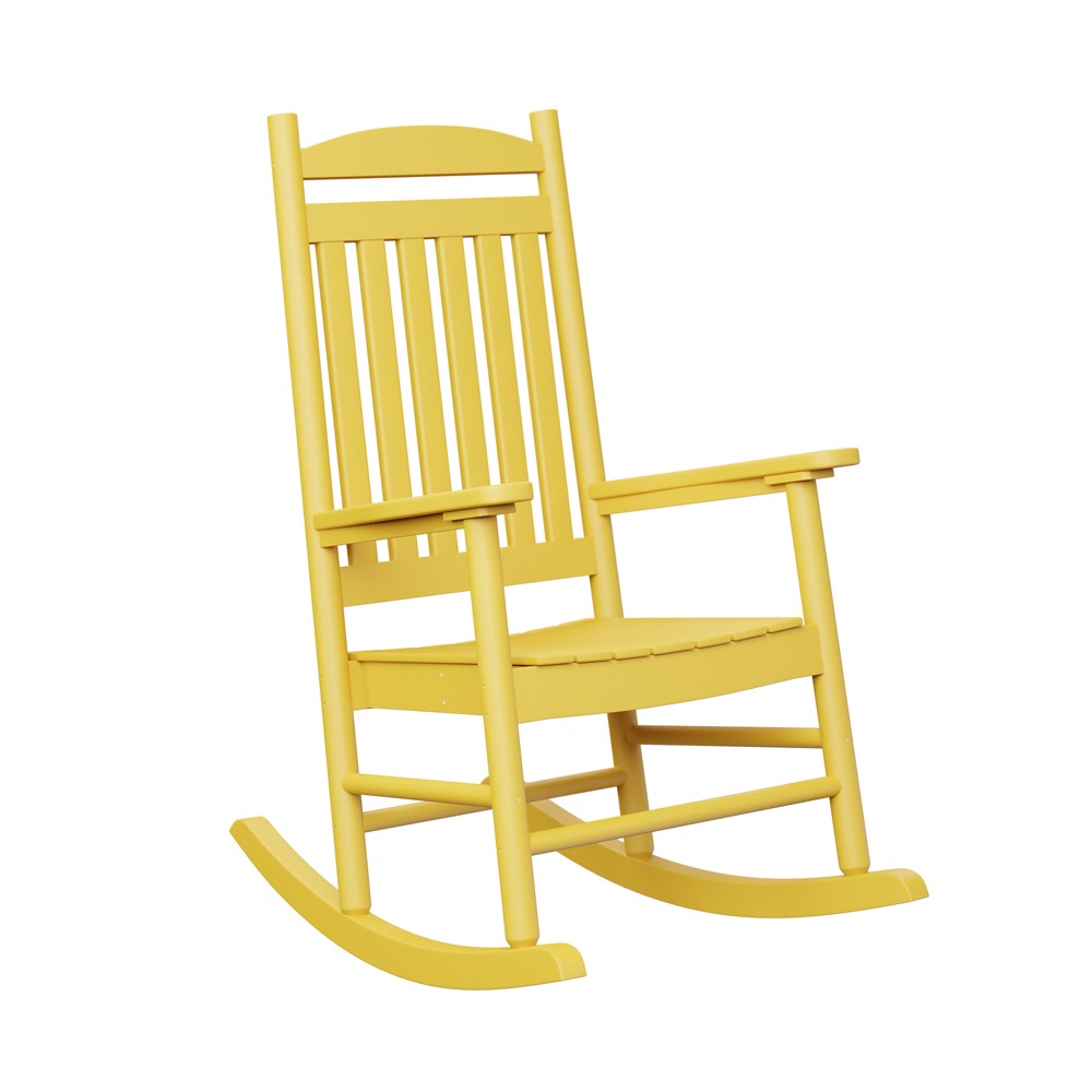 Berlin Gardens Casual Back Poly Lumber Porch Rocker