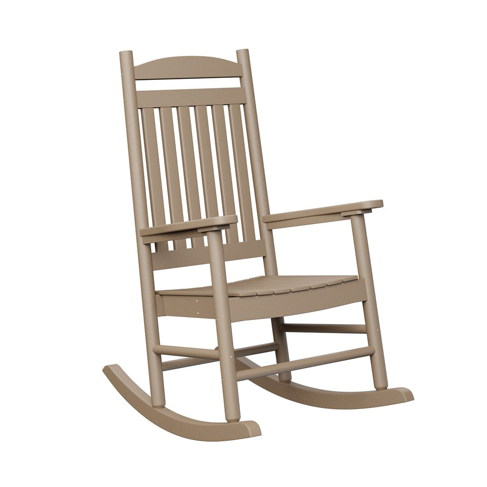 Berlin Gardens Casual Back Poly Lumber Porch Rocker