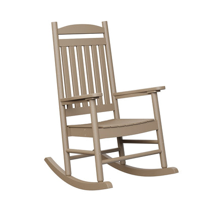 Berlin Gardens Casual Back Poly Lumber Porch Rocker