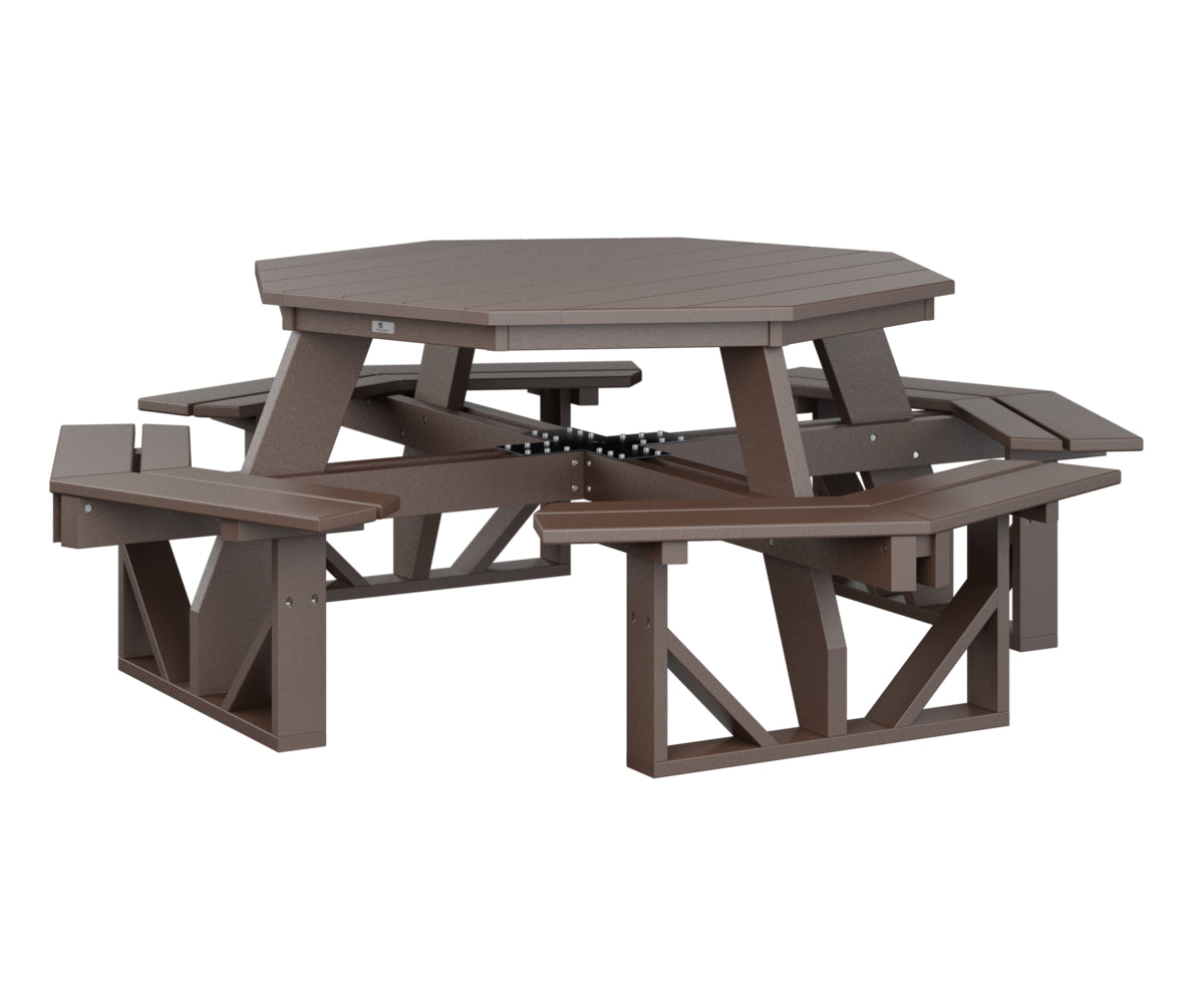 Berlin Gardens Octagon Poly Lumber Picnic Table