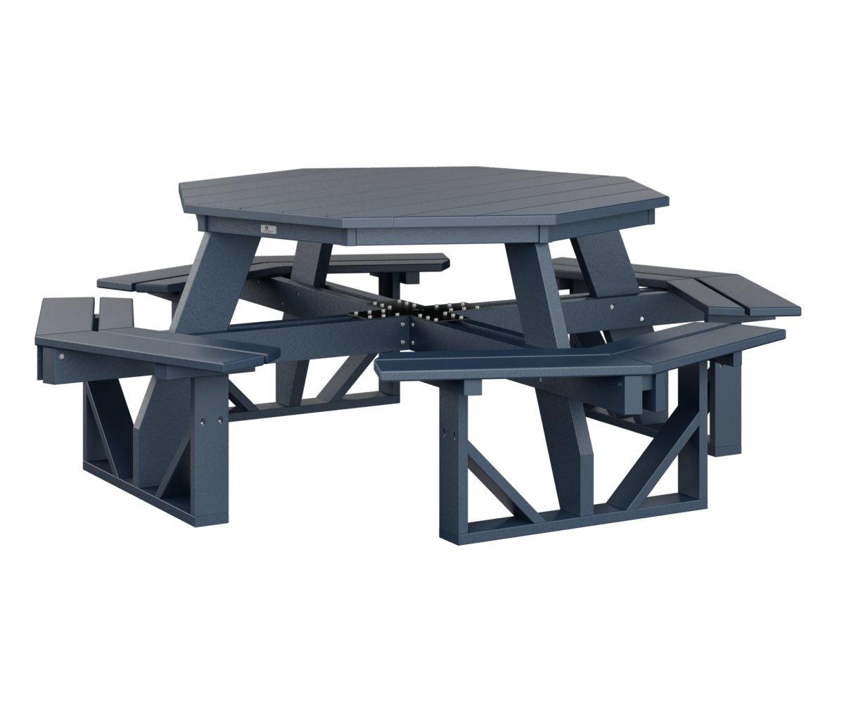 Berlin Gardens Octagon Poly Lumber Picnic Table