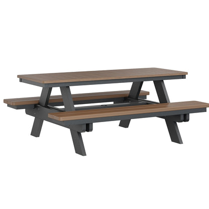 Berlin Gardens Rectangular Poly Lumber Picnic Table
