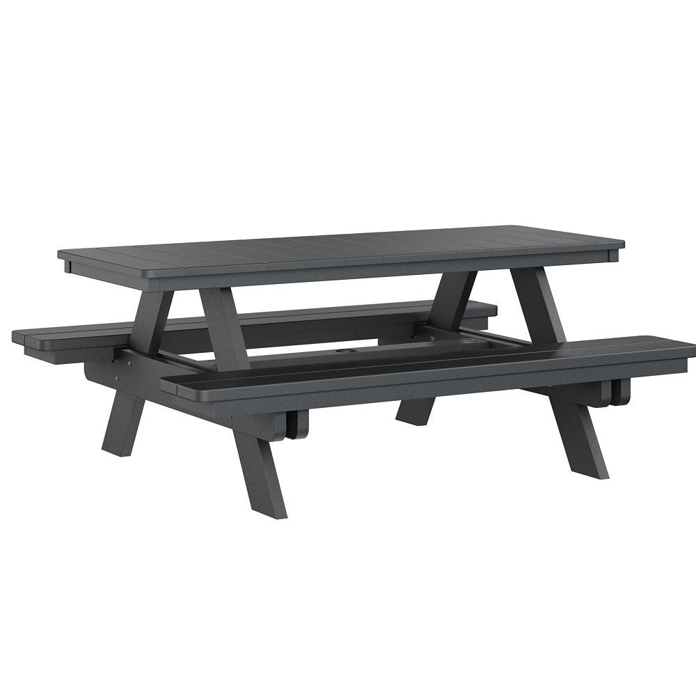 Berlin Gardens Rectangular Poly Lumber Picnic Table