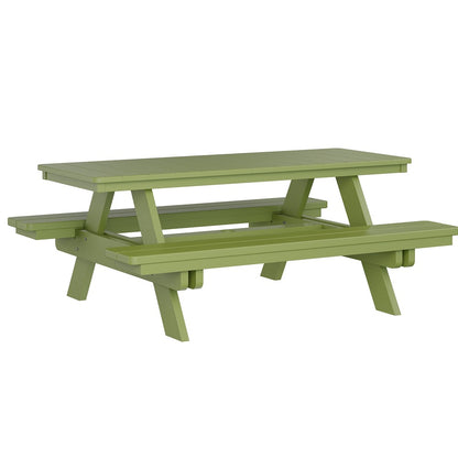 Berlin Gardens Rectangular Poly Lumber Picnic Table