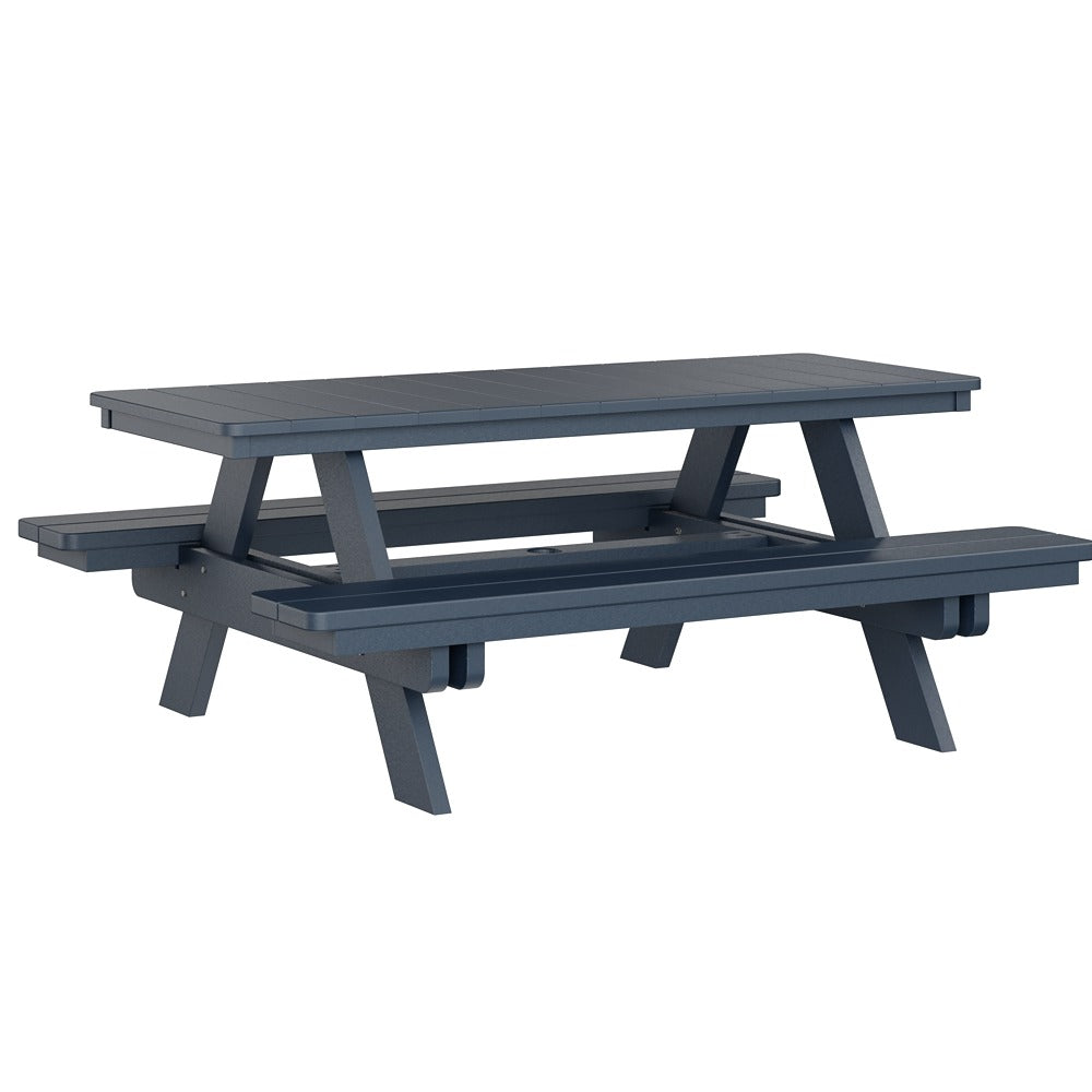 Berlin Gardens Rectangular Poly Lumber Picnic Table