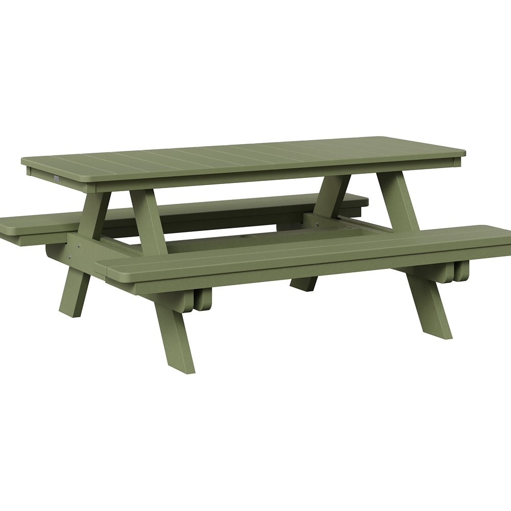 Berlin Gardens Rectangular Poly Lumber Picnic Table