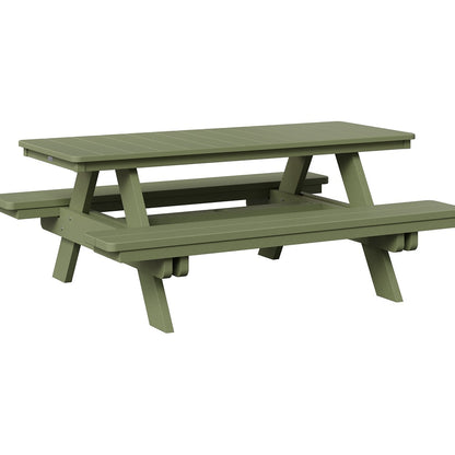 Berlin Gardens Rectangular Poly Lumber Picnic Table